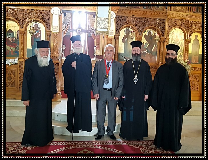 Πατριαρχικό Οφίκιο στον Πρωτοψάλτη κ.Ιωάννη Τσερεβελάκη 